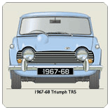 Triumph TR5 1967-68 (Hard Top) Coaster 2